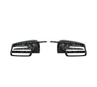Car Rear-view Mirror Accessories Compatible With Benz A Class For W176 2013 2014 2015 2016 2017 2018 2pcs Replacement Carbon Fiber Pattern Rearview Door For Wing Mirror Cover Cap