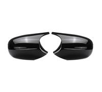 Car Rear View Mirror Cap Cover Replacement Left & Right Glossy Black