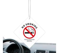 Car Rear View Mirror Coasting, Interior Rearview Mirror Decoration - Fragrance Auto Air Freshener Odor Surge Tablet | Warning Sign automotri