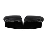 Car Rear View Mirror Cover Cap Fits for Ford Focus MK2 2005 2006 2007 2008,Long Lasting Durability Left Right Side Mirror Cover Cap Replacement.,B-Matt Black(normal/A-glossy Black)