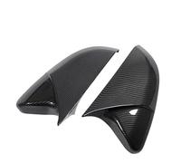 Car Rear View Mirror Cover Cap For Civic 10th 2016 2017 2018 2019 2020 Rearview Side Mirror Cover Wing Cap Exterior Door Rear View Case Trim(Carbon)