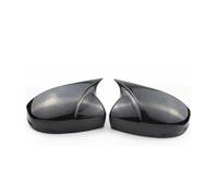 Car Rear View Mirror Cover Cap For Fit For Jazz For Shuttle For City 2014-2018 Car Rearview Side Mirror Cover Sticker Wing Cap Exterior Door Case Trim(No Light Carbon)