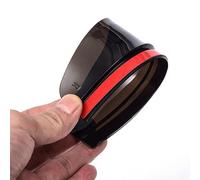 Car Rear View Mirror Eyebrow For Kia Sportage 2005 2006 2007 2008 2009 2010 For N-Issan March,2pcs Car Rearview Mirror Rain Eyebrow Black2