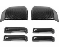 car rear view mirror For F150 2015-2020 For Raptor Rearview Side Mirror + Door Handle Cover Wing Cap