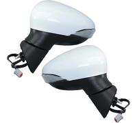 car rear view mirror For Ford For Fiesta MK7 2013-2017 White 6 Wires Side Door Mirror Assembly