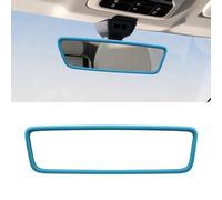 Car Rear View Mirror Protector Frame,Silicone Rearview Mirror Cover,Rearview Frame Protective Trim Cover,Automotive Mirrors Trim Non-Slip Wear-Resistant Compatible with Tesla Models (Blue)