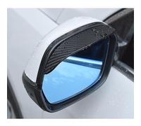 Car Rear View Mirror Rain Visor for Mercedes Benz GLA 2014-2023 2024 2025 X156 H247, 2Pcs Flexible PVC Mirror Rain Guard, Carbon Fiber Texture Sun Shade, Peel and Stick Waterproof Accessory
