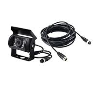 Car Rear View Reverse Camera For Truck Trailer Pickups RV Heavy Reverse Camera 4 Pin AV Port IR Night Backup Waterproof(15m 4Pin Cable,NO parking line)