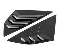 Car Rear Window Blinds,Tickas Rear Window Louvers Car Rear Window Blinds Side Tuyere Louvers Vent for Ford Focus ST RS MK3 Hatchback