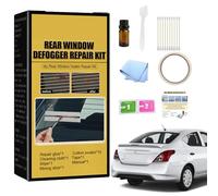 Car Rear Window Defroster Repair Kit,Windshield Kit,Fixes Scratched Broken Windshield Defogger Set, Auto Grid Lines Re-pair Conductive Vehicle Heated R-epair Tool For Home Outdoor
