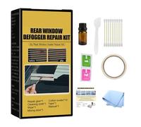 Car Rear Window Defroster Repair Kit, Windshield Repair Kit, Rear Defogger Grid Lines Repair Kit, Fixes Scratched Broken Defroster Heater Grid Lines Quick Repair Kit