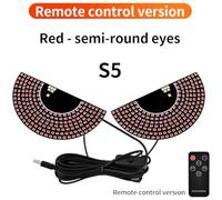 Car Rear Window LED Sign for Devil Eyes with Remote Control - Programmable Display for Truck SUV - 12.2x6.8cm Flexible for matrix(B)