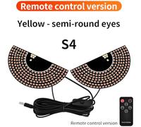 Car Rear Window LED Sign for Devil Eyes with Remote Control - Programmable Display for Truck SUV - 12.2x6.8cm Flexible for matrix(A)
