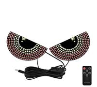 Car Rear Window LED Sign for Devil Eyes with Remote Control - Programmable Display for Truck SUV - 12.2x6.8cm Flexible for matrix(E)