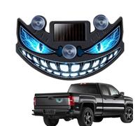 Car Rear Window Light Vehicle LED Solar Wireless Windshield Warning Ambient