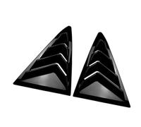 Car Rear Window Louver Shutter Cover Trim Window Accessory for Ford Fiesta for MK8 2018-2024 Glossy Black