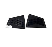Car Rear Window Louvers 2PCS Fit For Mazda 3 2009 2010 2011 2012 2013 Rear Window Louver Shutter Cover Side Vent Trim Car Accessories Side Window Spoiler Cover(Gloss Black)