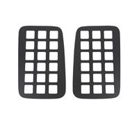 Car Rear Window Louvers Car Exterior Rear Window Glass Panel Decoration Cover Fit For Suzuki Jimny 4 Doors 2019 2020 2021 2022 2023 2024 Side Window Spoiler Cover(Black C)
