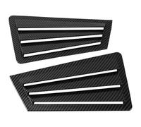 Car Rear Window Louvers Fit For Mazda 3 Sedan 2003 2004 2005 2006 2007 2008 Car Rear Louver Window Side Shutter Cover Trim Sticker Side Window Spoiler Cover(Carbon)