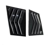 Car Rear Window Louvers For Kia Sportage KX5 2011-2015 Car Rear Louver Window Side Shutter Cover Trim Sticker Vent Scoop ABS(Gloss Black)