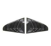 Car Rear Window Quarter Louver Cover Exterior Side Vent Shutter Trim Scoop Accessories For VW CC 2010-2018 2PCS(Carbon Look)