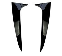 Car Rear Window Side Spoiler Canard Splitter For BMW X4 G02 2019-2022 ABS Gloss Black Tail Fin