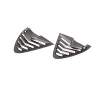 Car Rear Window Side Spoiler For SEAT For Leon For MK2 2008-2012 Car Side Window Spoiler Cover Rear Triangle Louver Air Splitter Trim