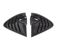 Car Rear Window Side Spoiler For SEAT For Leon For MK2 2008-2012 Car Side Window Spoiler Cover Rear Triangle Louver Air Splitter Trim