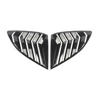 Car Rear Window Spoiler For CRV 2017-2022 Car Rear Window Louvers Triangle Shutter Cover Trim Sticker Scoop Vent Blinds Decoration(Carbon Fiber Look)