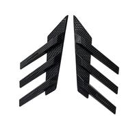 Car Rear Window Spoiler Rear Windshield Side Spoiler Vents Decoration General Window Louvers Universal Exterior Decorative Wing(Carbon Look)