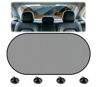 Car Rear Window Sun Shade Back Window Car Sun Shade Mesh Sunshade Screen Cover Visor Blinds with Suction Cups Sunshades from Heat and UV Rays Blackout Protector for Universal Cars 100 X 50 cm