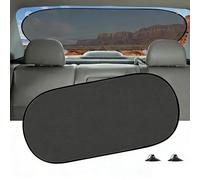 Car Rear Window Sun Shade for Toyota RAV4, 100x50cm UV Protection Sun Visor with Suction Cups, Foldable Mesh, 1 Pack