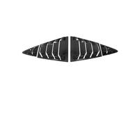 Car Rear Window Vent Louvers Lamp Cover Compatible For Toyota Corolla Altis 2019 2020 2021 2022 Exterior Side Shutters Stickers Frame Hood(Carbon Fiber)