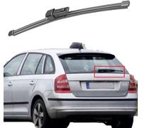 Car Rear Window Wiper for Skoda Rapid Hatchback/Spaceback 2012-2022, Rear Windscreen Wiper Blades Rubber Cleaning Window Replacements Parts