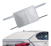 Car Rear Windshield Cover - Car Windscreen Cover | 2-Layered All Weather Back Window Frost Cover | Aluminum Foil Snow Cover With Hook And Invisible Magnet For Summer