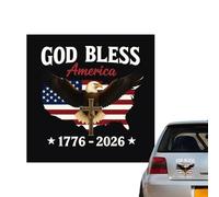 Car Rear Windshield Sticker | Self-Adhesive Decoration Window Decal 250th USA Collection | For Insulated Bottle Helmet Laptop SUV And F