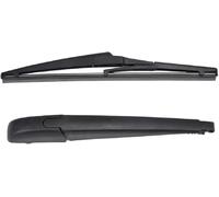 Car Rear Wiper Blade Arm Set Kit for Highlander MK2 2007-2013, Back Windscreen Assembly Rubber Rain Brush Cleaning Replacements Accessories