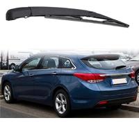 Car Rear Wiper Blade Arm Set Kit for Hyundai i40 2011-2019, Back Windscreen Assembly Rubber Rain Brush Cleaning Replacements Accessories