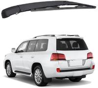 Car Rear Wiper Blade Arm Set Kit for Lexus LX570 2007-2021, Back Windscreen Assembly Rubber Rain Brush Cleaning Replacements Accessories