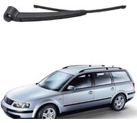 Car Rear Wiper Blade Arm Set Kit for Passat B5 Variante 1997-2005, Back Windscreen Assembly Rubber Rain Brush Cleaning Replacements Accessories