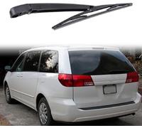 Car Rear Wiper Blade Arm Set Kit for Sienna le xl20 2004-2005, Back Windscreen Assembly Rubber Rain Brush Cleaning Replacements Accessories