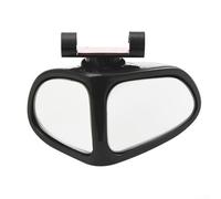 Car Rearview Blind Spot Mirror Auxiliary Mirror with Full 360 Degree Adjustment, Suitable for Front and Rear Wheels, Made from Anti ABS (Right)