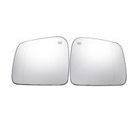 Car Rearview Heated Mirror Compatible With Dodge For Durango 2014 2015 2016 2017 2018 2019 Car Rearview White Mirror Glass Replacement With Back Heated