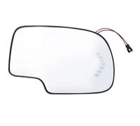 Car Rearview Heated Mirror Compatible With Gmc For Sierra 2003 2004 2005 2006 2007 Left Right Side For Wing Mirror Glass Turn Signal Light Heated Clip
