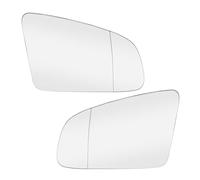 Car Rearview Lens For A3 For 8P For A4 For B6 For B7 For A6 For C6 For 4F For 2005-2008 Right Side Wing Mirror Glass Car Rearview Mirror Glass Rear View Glue Stick On Models Mirror Lens(Left Right)