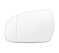 Car Rearview Lens For A3 For A4 For A5 For S3 For S4 For S5 For Quattro For 2011-2017 Left Right Side Wing Mirror Glass Stick On Adhesive Replacement Convex Wide Angle Models Mirror Lens(Left)