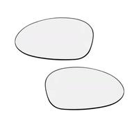 Car Rearview Lens for BMW for 1 for 3 Series for E81 for E82 for E87 for E88 for E90 for E91 for E92 for E93 Car Wing Heated Mirror Glass Mirror Left Right White Blue Models Mirror Lens(White a Pair)