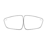 Car Rearview Lens For Escape For 2020 Car Heated Blind Spot Rrearview Mirror Parallel Blind Sspot Auxiliary Lens Heated Rearview Mirror Lens Models Mirror Lens(With blind spot)