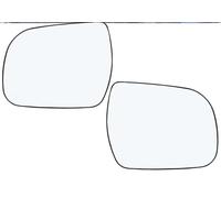 Car Rearview Lens For Toyota For Sienna For 2011-2019 Blind Spot Warning Rearview Mirror Lens Side Mirror Glass With Heated Models Mirror Lens(Left and right)