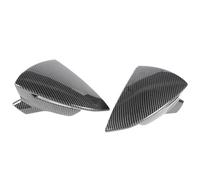Car RearView Mirror 2pcs Car Side Door Rear View Mirror Cover Fits for Seat For Leon Mk3 5f St Fr For Cupra For Ibiza Mk5 For Arona Kj7 2017-2020 Cap Add On(Carbon pattern)(Carbon pattern)